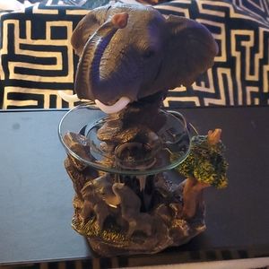 Electric Poly Resin Elephant Oil Burner